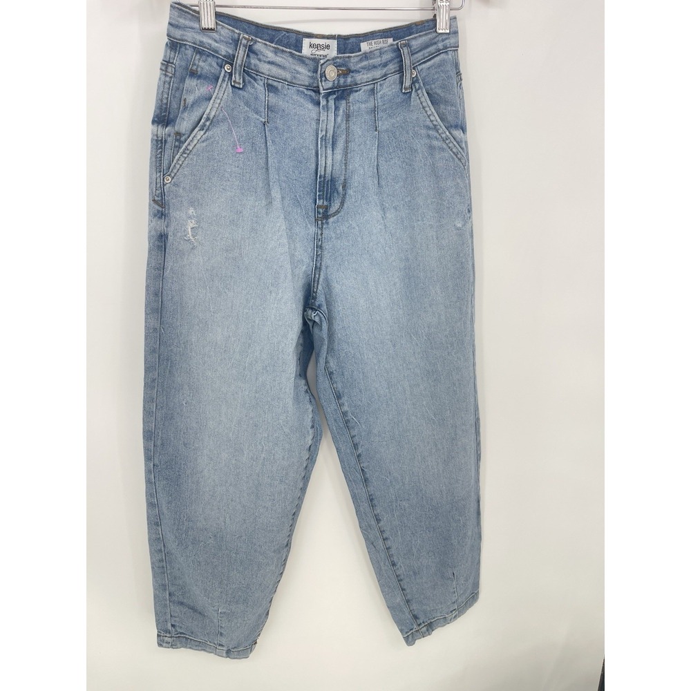 Kensie Women's Jeans True Vintage Blue The High-Rise, Balloon  Size 6/28 Q0020‎
